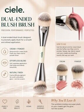Ciele Dual-Ended Blush Brush